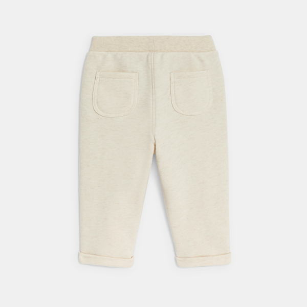 بنطلون جري من الميلتون بلون بيج للفتيات الصغيرات